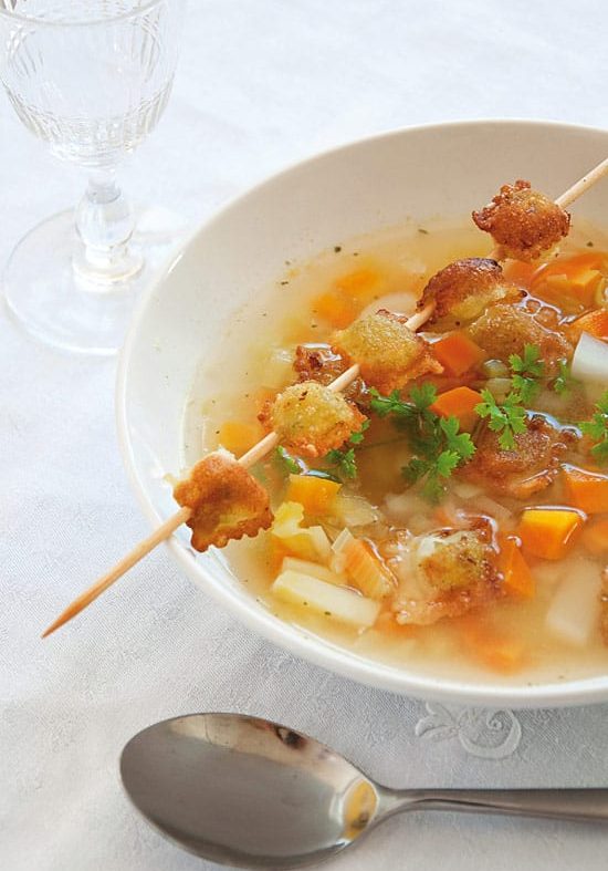 Minestrone de légumes