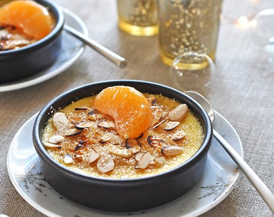 Crème brûlée aux clémentines