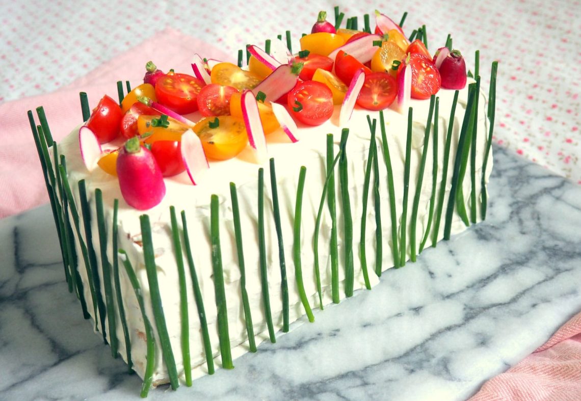 Sandwich cake printanier