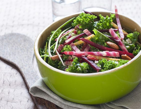 salade chou kale graines