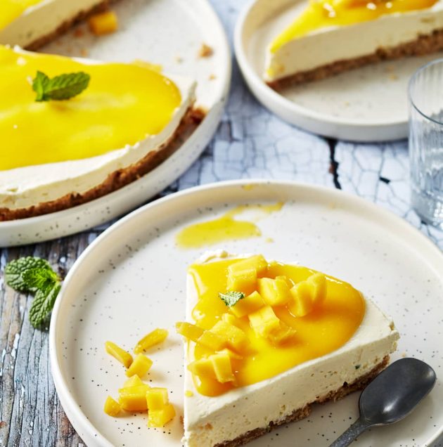 Cheesecake à la mangue