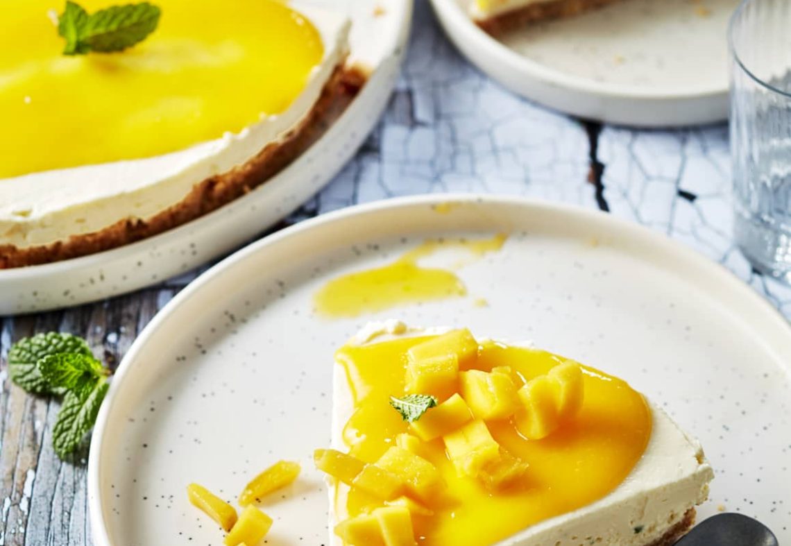 Cheesecake à la mangue