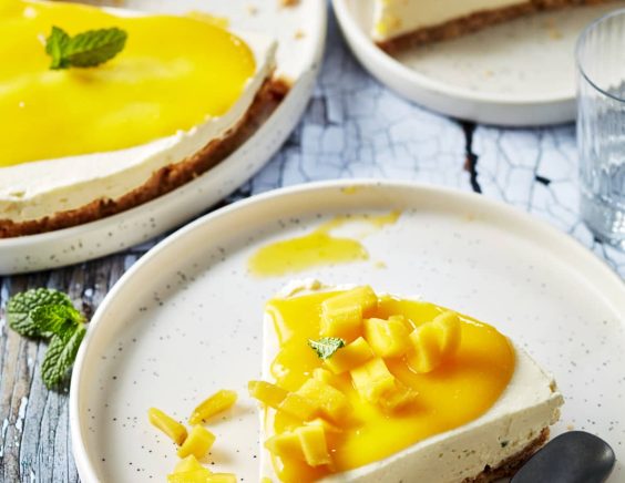 Cheesecake à la mangue