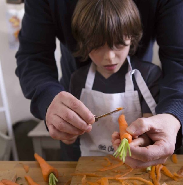 Cuisiner en famille les fruits et légumes frais