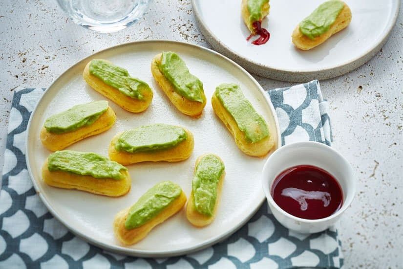 Minis éclairs à l'avocat