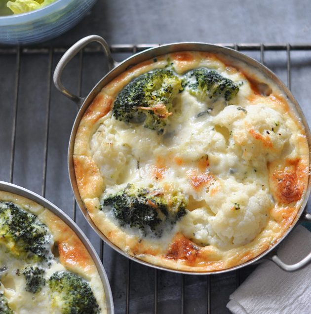 Gratin de légumes au bleu