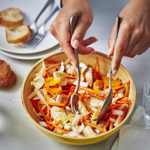 Salade endives carottes