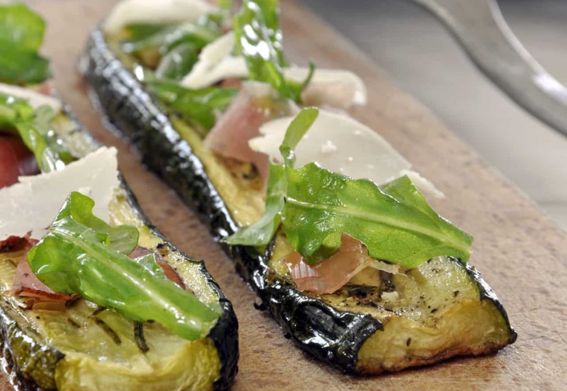 Tartine de courgettes à l'italienne