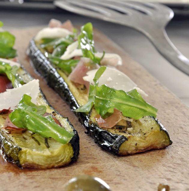 Tartine de courgettes à l'italienne