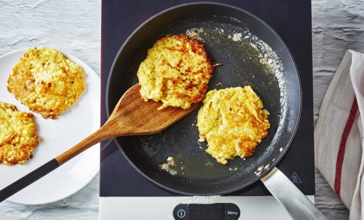 Burger aux galettes de chou-fleur au curry - Etape 4