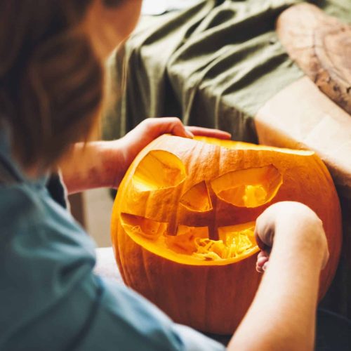 Halloween, courges et potirons