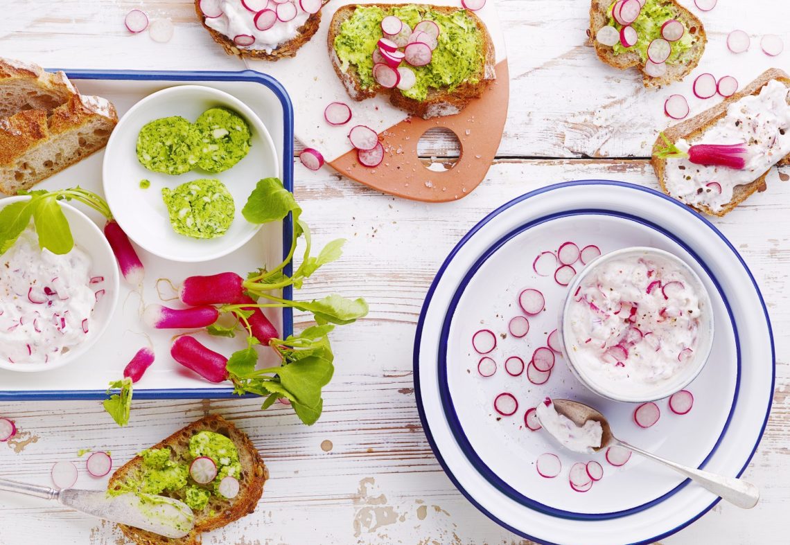 Tartine fraîcheur aux radis