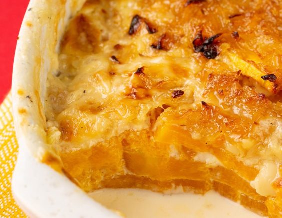 Gratin butternut dauphinois