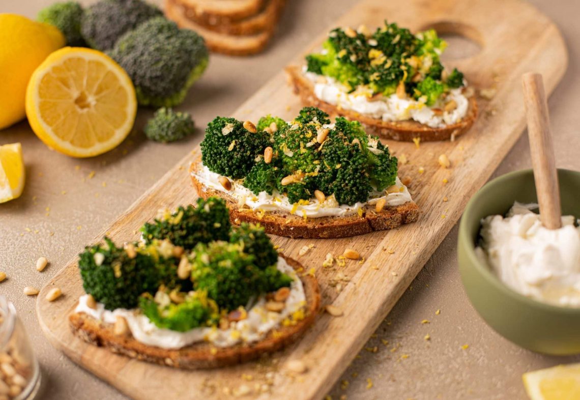 Brocoli fromage citron zaatar