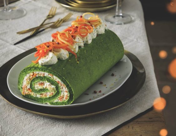 Buche salée aux légumes