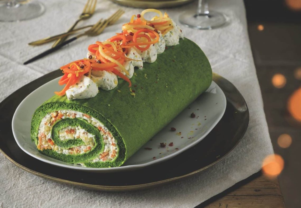 Buche salée aux légumes