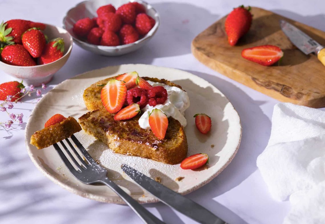 Pain perdu aux fruits d'été