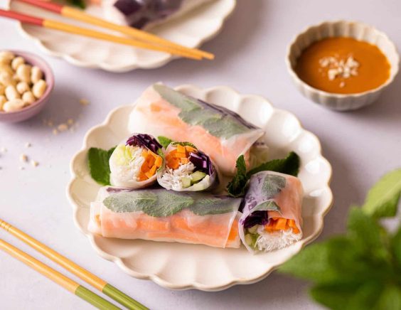 Rouleaux de printemps aux légumes