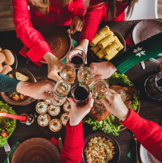 repas nouvel an entre amis